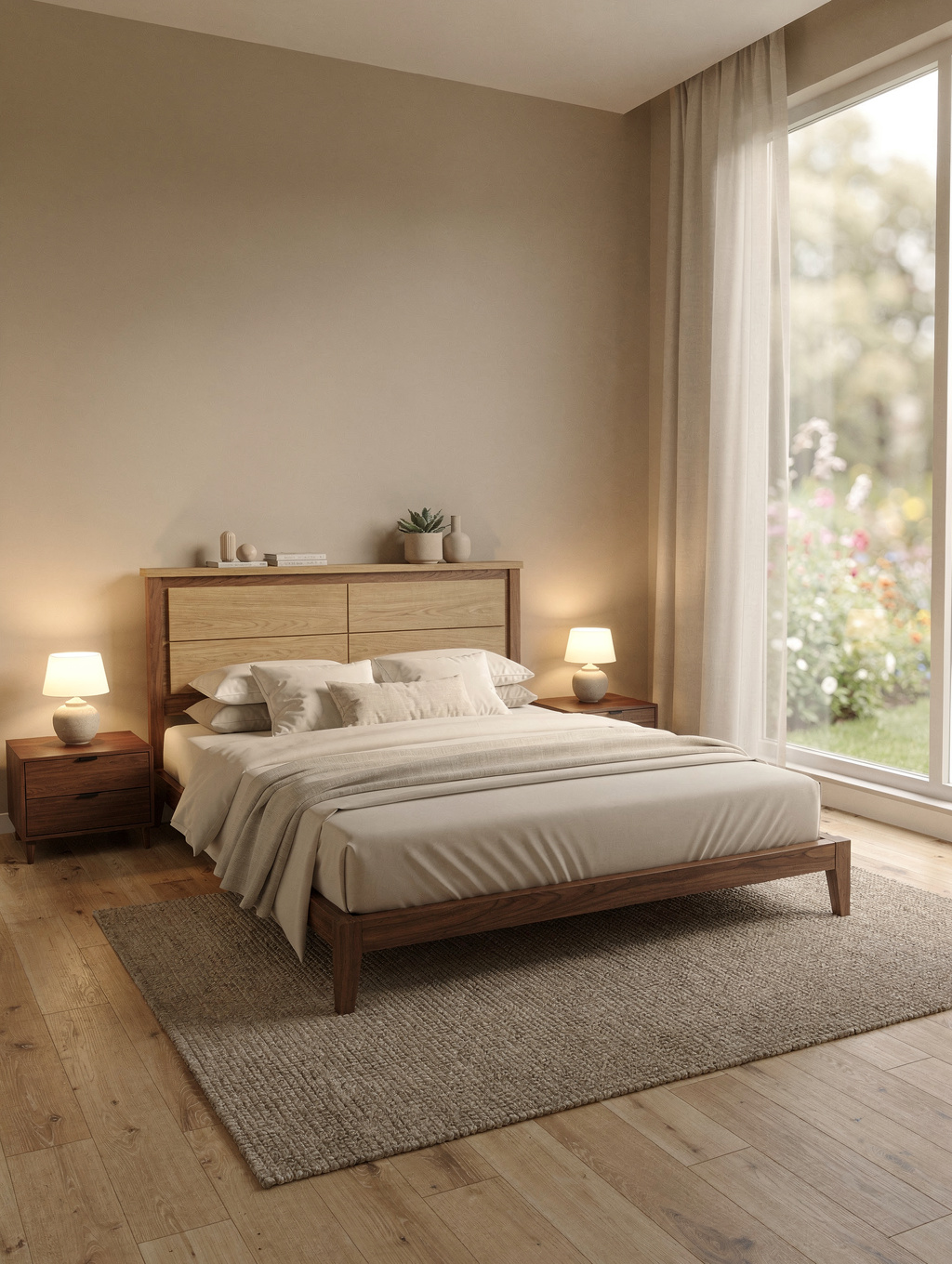 Suite de dormitorio artesanal